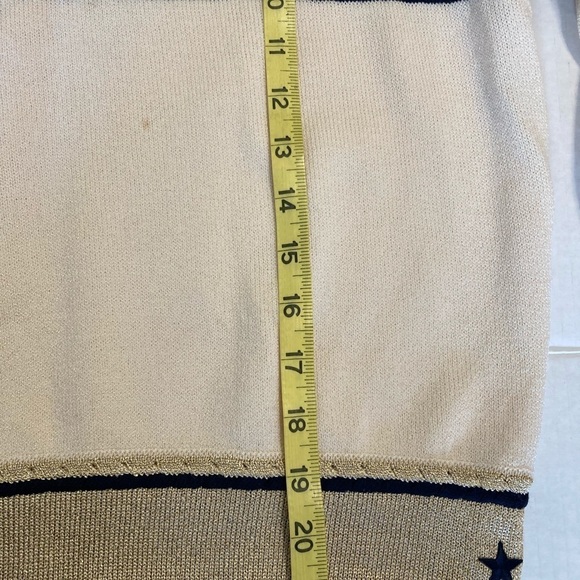 ST . JOHN SM collection by Marie Gray Santana knit sweater As is (yellow dots ) - Picture 11 of 12